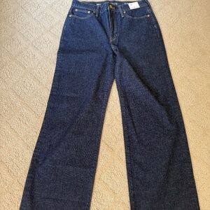 J Crew 1996 high rise slim wide leg jean 30 T
